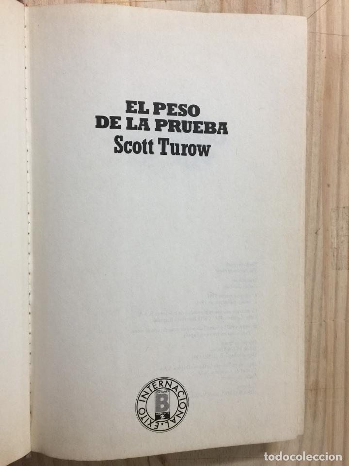 Libros de segunda mano: El peso de la prueba - Scott Turow - Foto 2