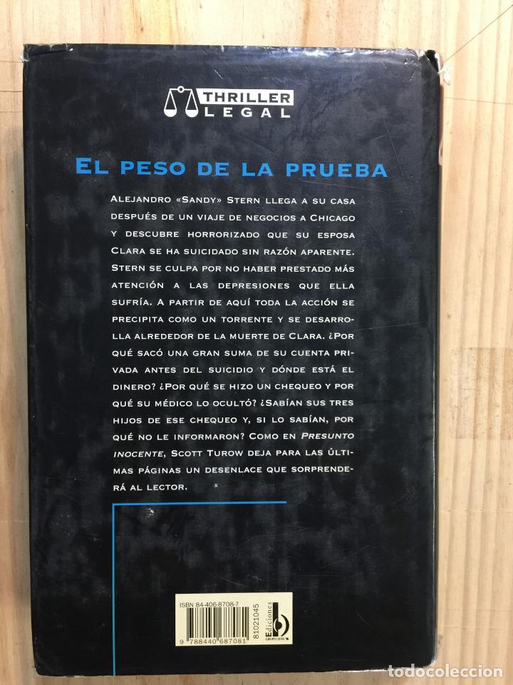 Libros de segunda mano: El peso de la prueba - Scott Turow - Foto 4