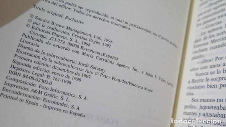 Libros de segunda mano: LA EXCLUSIVA. SANDRA BROWN - Foto 2