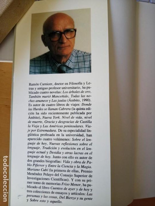 Libros de segunda mano: RAMON CARNICER CODICILO MEMORIAS - Foto 3