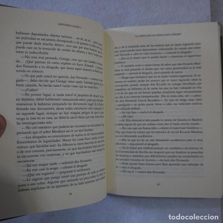 Libros de segunda mano: LA CRIPTA DE LOS TEMPLARIOS HEREJES - ANTONIO GALERA - EDICIONES STRYA - 2006 - 1.&ordf; EDICION - Foto 3