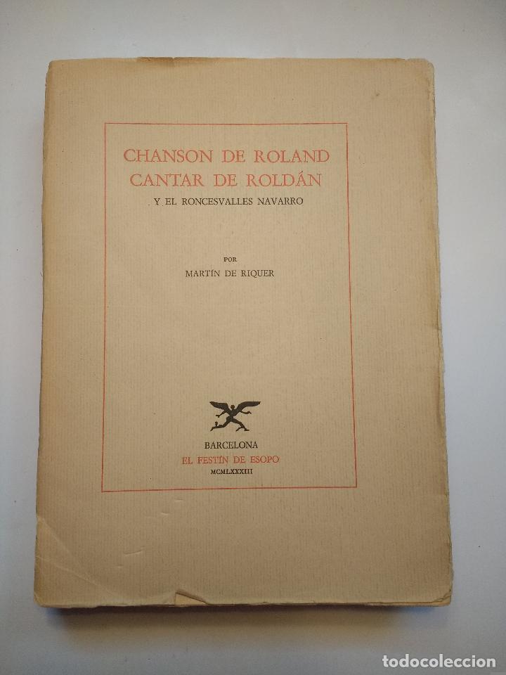 Libros de segunda mano: Cantar de Rold&aacute;n - RIQUER DE MART&Iacute;N - Foto 2