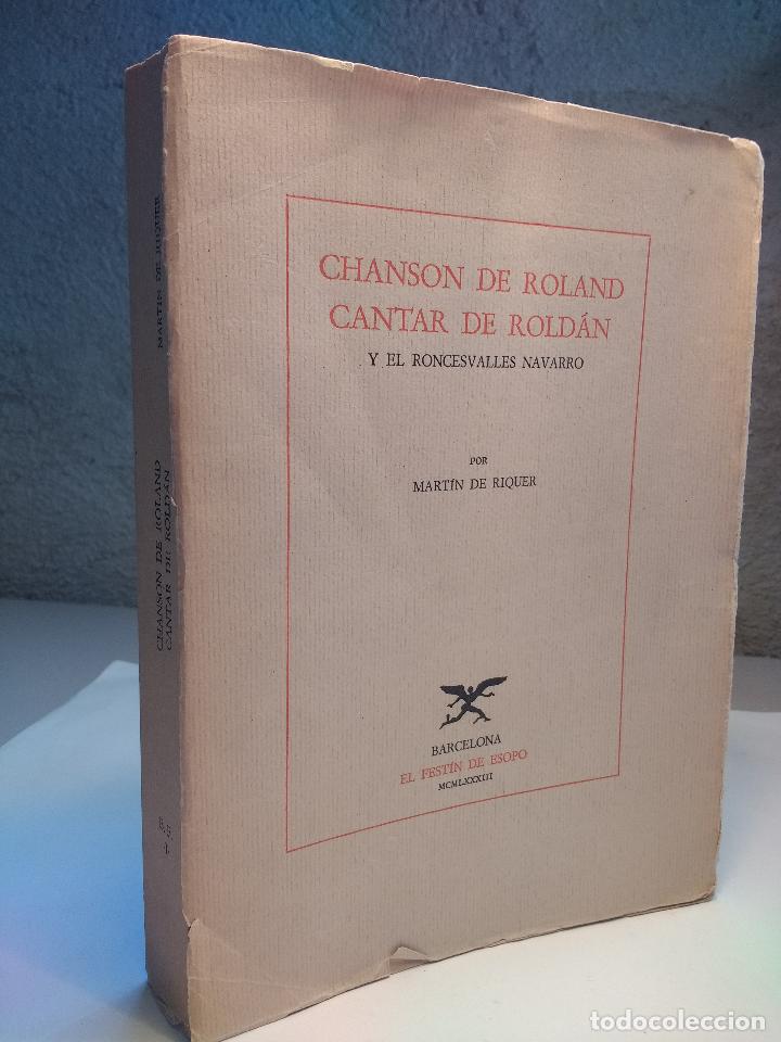 Libros de segunda mano: Cantar de Rold&aacute;n - RIQUER DE MART&Iacute;N - Foto 1
