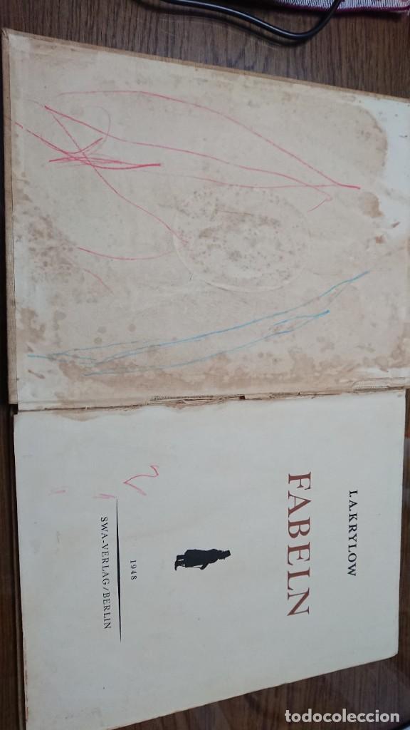 Libros de segunda mano: FABELN (F&Aacute;BULA) IA KRYLOW 1948 - Foto 2