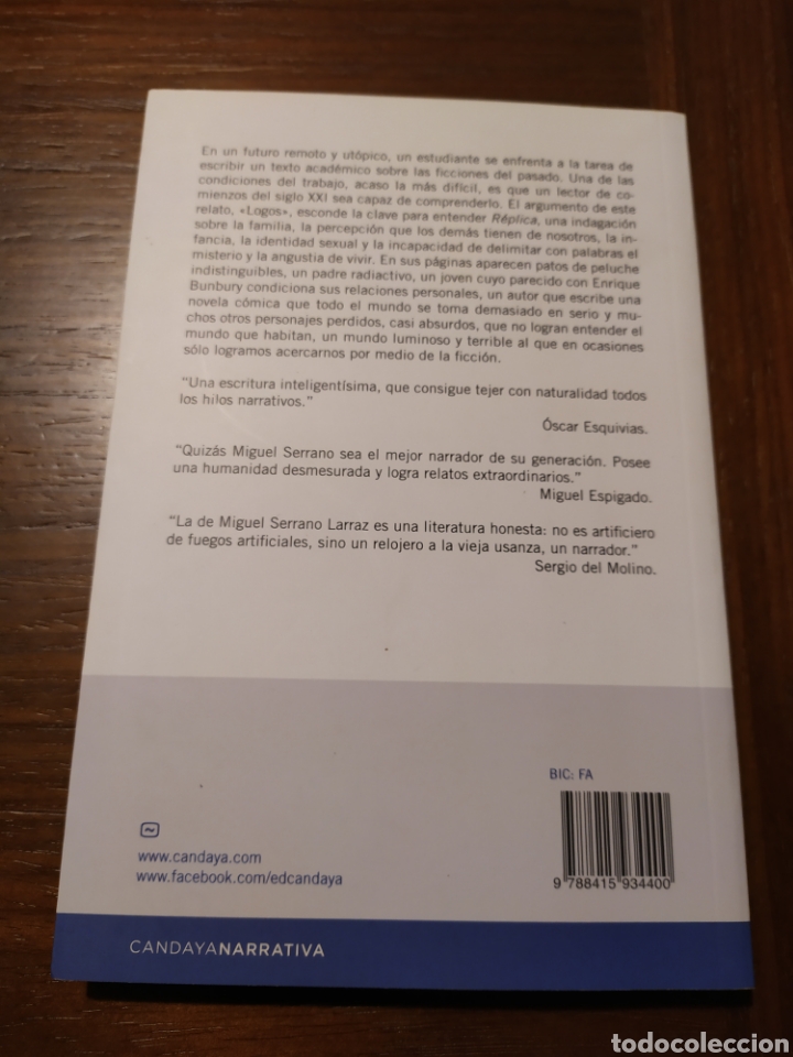 Libros de segunda mano: R&eacute;plica. Miguel Serrano Larraz - Foto 3
