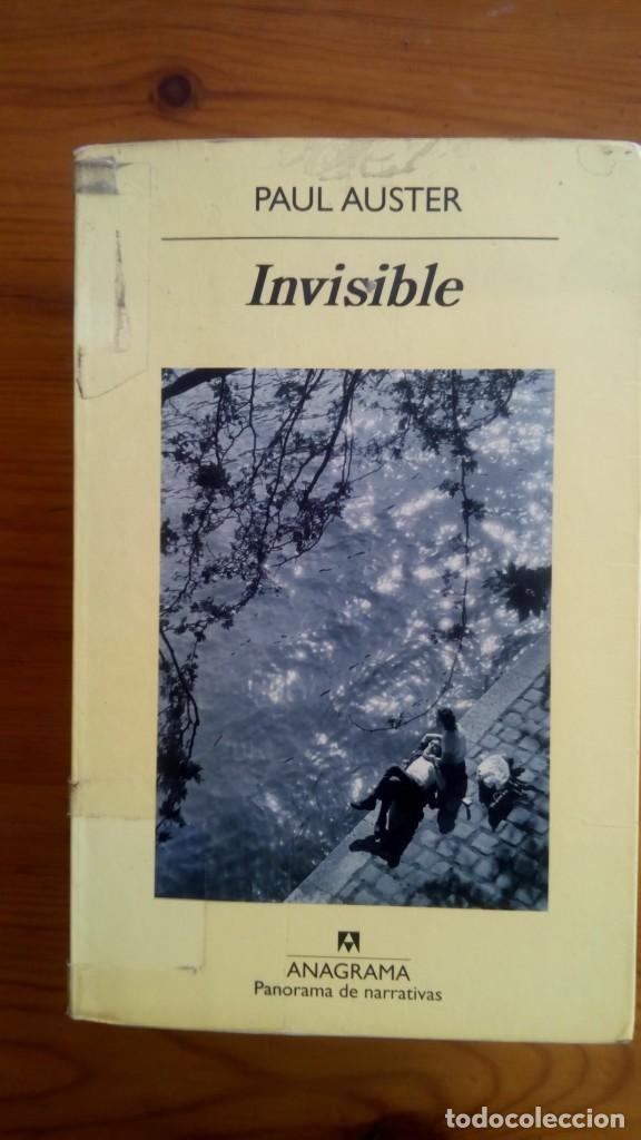 Libros de segunda mano: Invisible. Paul Auster. Edit.: Anagrama. - Foto 1
