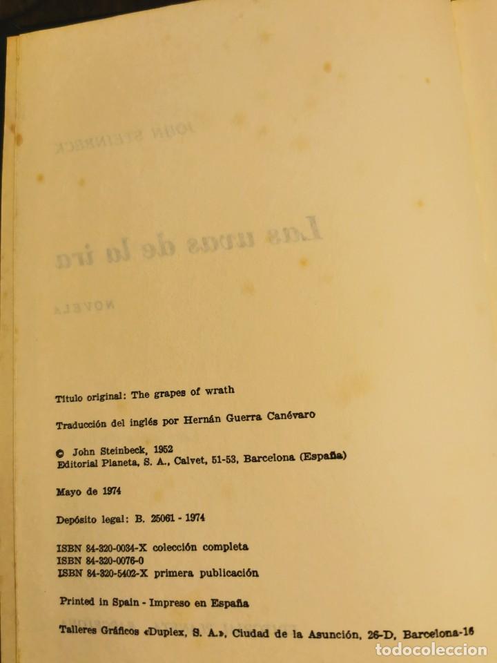Libros de segunda mano: LIBRO 2378 LAS UVAS DE LA IRA JOHN STEINBECK - Foto 2