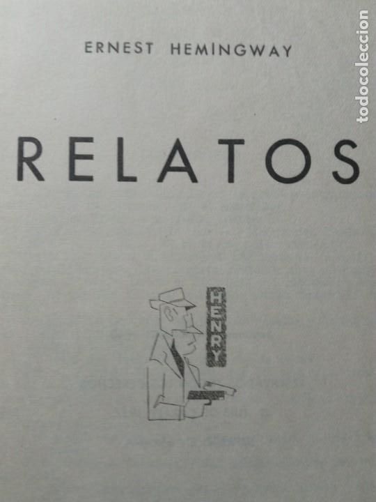 Libros de segunda mano: RELATOS, ERNEST HEMINGWAY - Foto 2