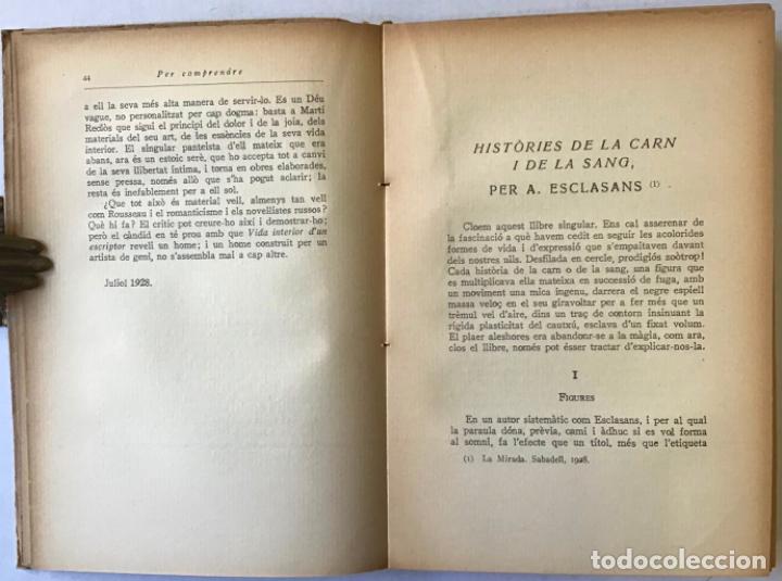 Libros de segunda mano: PER COMPRENDRE. (1927-1935). - RIBA, Carles. - Foto 5