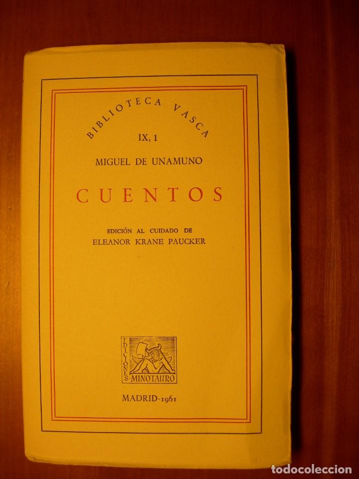 Libros de segunda mano: CUENTOS / MIGUEL DE UNAMUNO - Foto 1