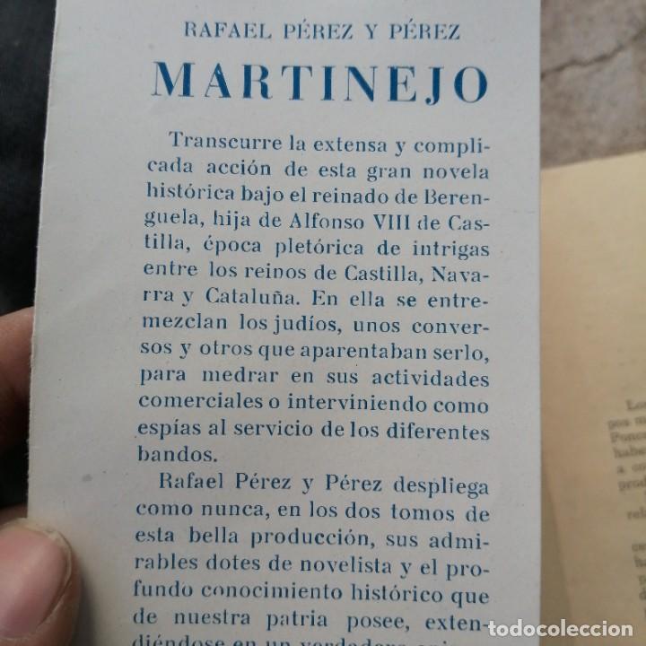 Libros de segunda mano: Libro novela MARTINEJO Rafael Perez - Foto 2