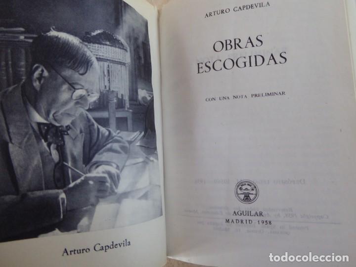 Libros de segunda mano: ARTURO CAPDEVILA. OBRAS ESCOGIDAS - Foto 3