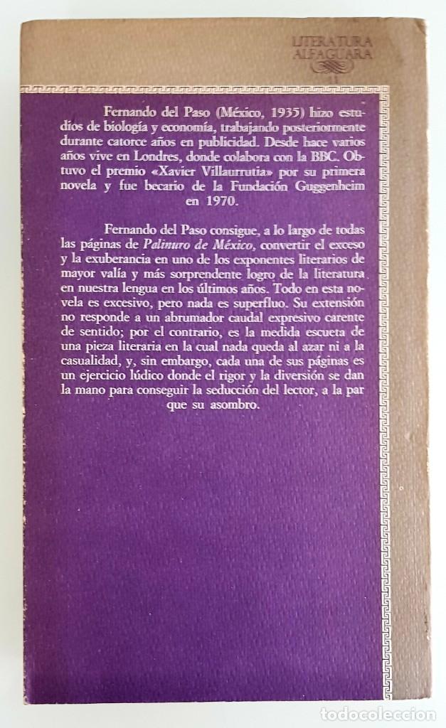 Libros de segunda mano: Palinuro de M&eacute;xico. Fernando del Paso - Foto 5