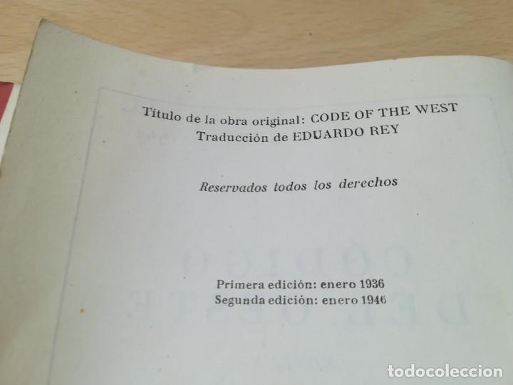 Libros de segunda mano: CODIGO DEL OESTE / ZANE GREY / JUVENTUD / AC404 - Foto 5