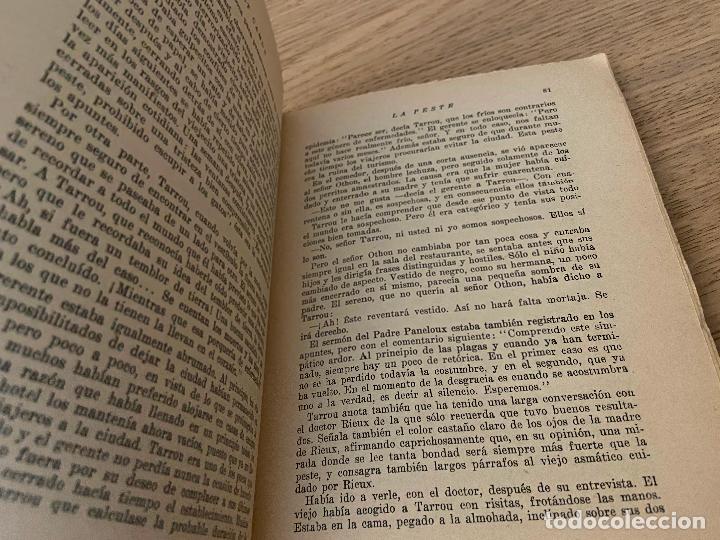 Libros de segunda mano: ALBERT CAMUS. LA PESTE. EDICIONES CID. 1958 - Foto 6
