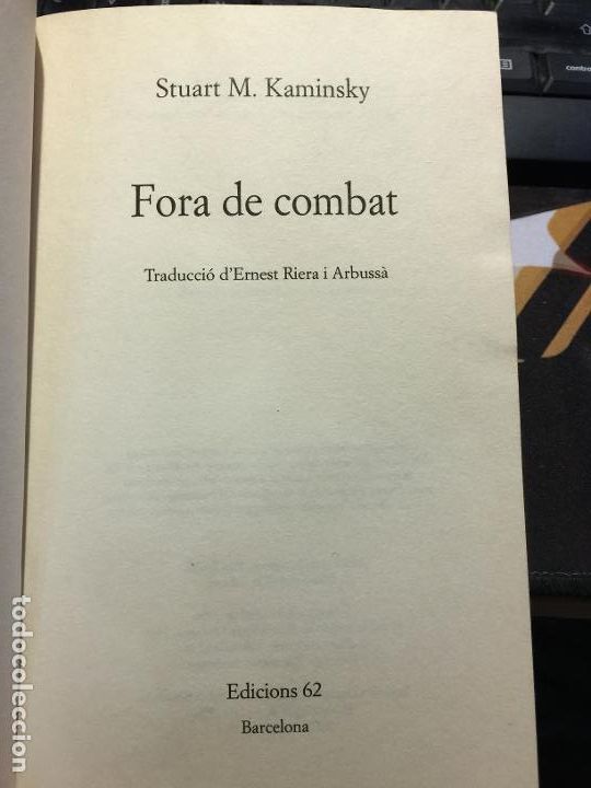 Libros de segunda mano: Fora de combat - Stuart M. Kaminsky - Foto 3