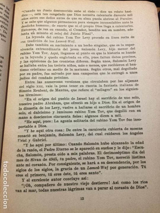 Libros de segunda mano: El &uacute;ltimo justo - Andr&eacute; Schwarz-Bart - Foto 2