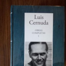 Libros de segunda mano: LUIS CERNUDA - OBRAS COMPLETAS TOMO I