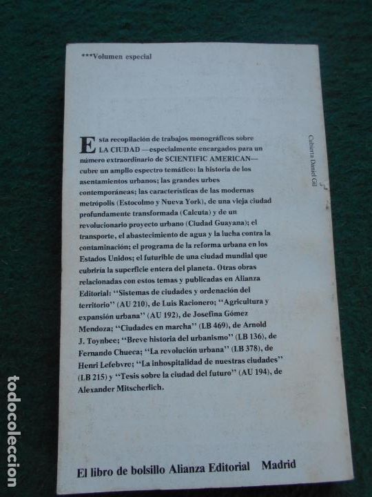 Libros de segunda mano: Alianza editorial la ciudad - Foto 2