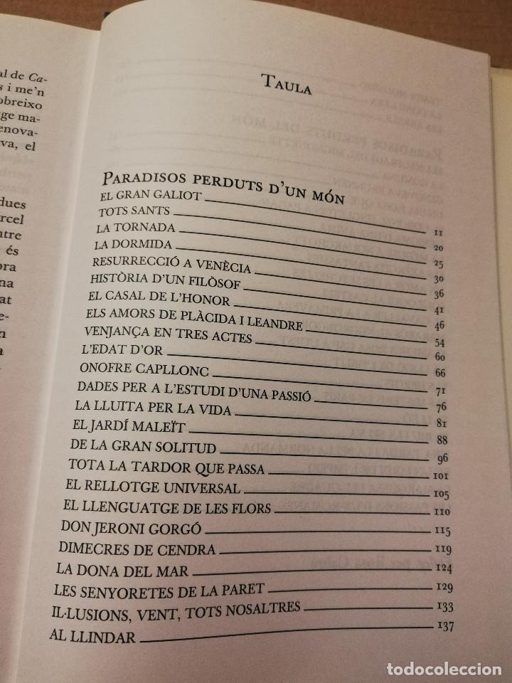 Libros de segunda mano: MOLTS PARADISOS PERDUTS (BALTASAR PORCEL) - Foto 3