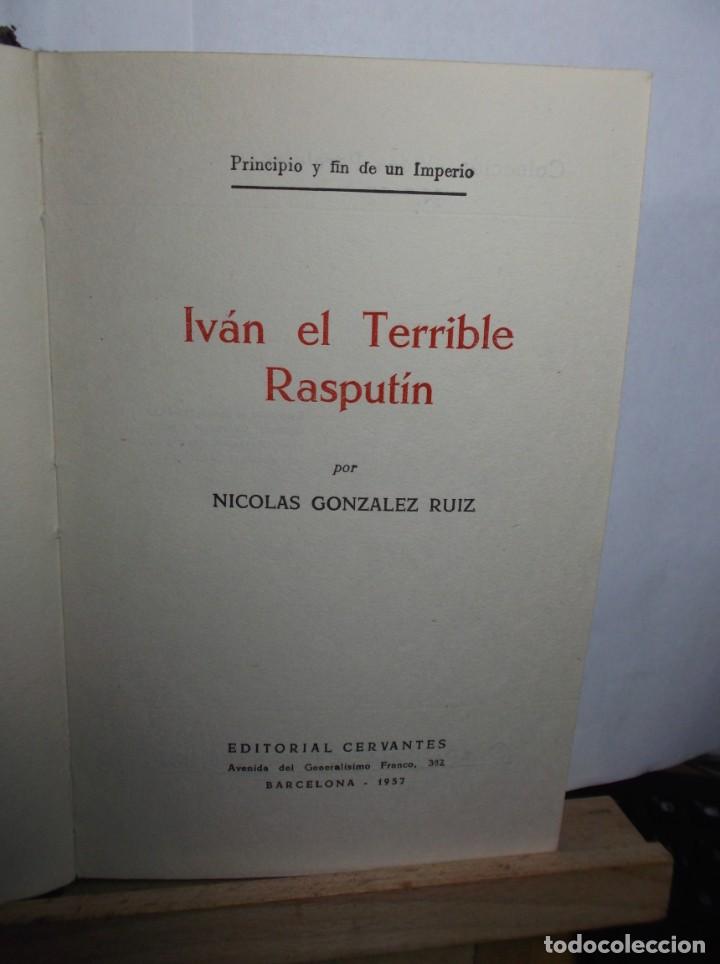 Libros de segunda mano: LIBRO TITULADO IVAN EL TERRIBLE - RASPUTIN -1957. - Foto 1