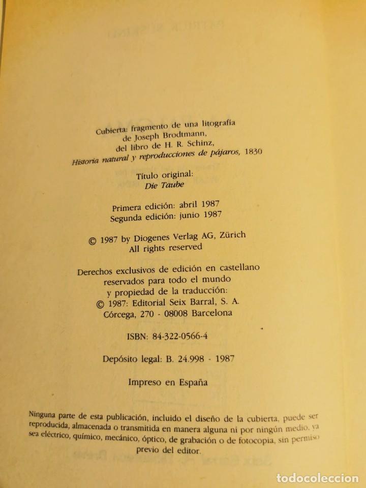 Libros de segunda mano: LIBRO2398 LA PALOMA PATRICK SUSKIND - Foto 2