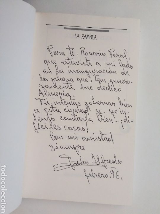 Libros de segunda mano: La Rambla / Julio Alfredo Egea - Foto 2