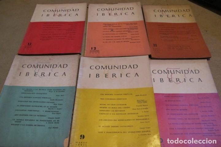Livres d'occasion: Lote de 6 revista comunidad iberica, anarquismo a&ntilde;os 60, CNT anarquista, Mejico, 9,10,11,12,13,33