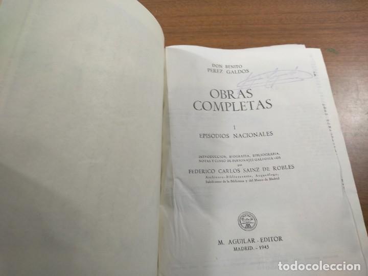 Libros de segunda mano: Obras completas.Benito P&eacute;rez Gald&oacute;s - Foto 9