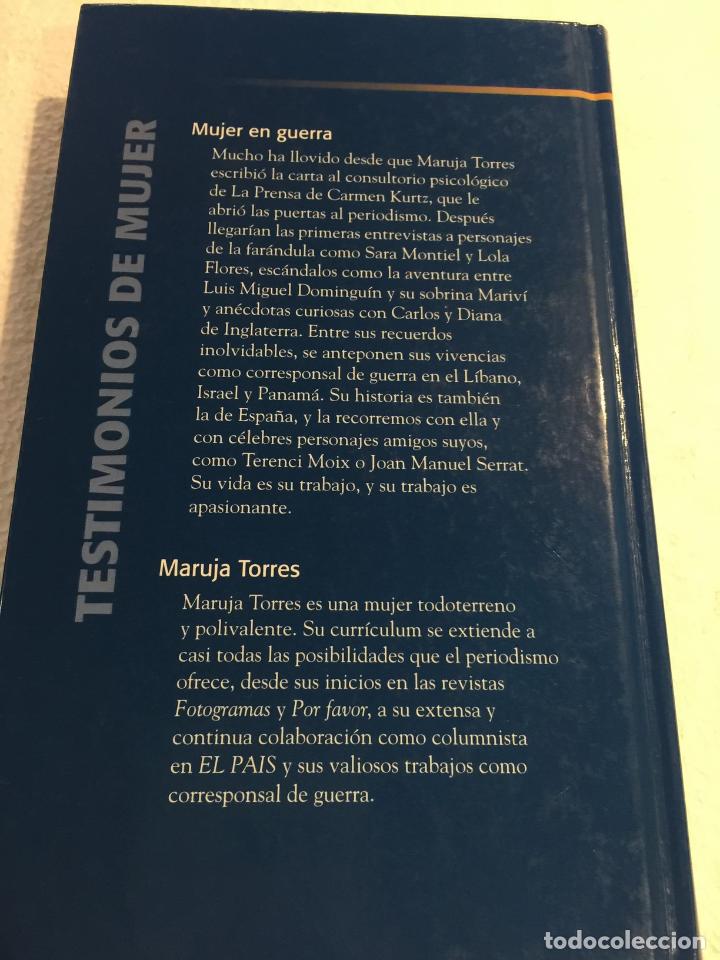 Libros de segunda mano: Mujer en guerra - Maruja Torres - Foto 2
