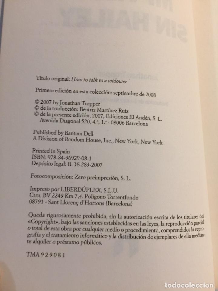 Libros de segunda mano: Mi vida sin hailey - Jonathan Tropper - Foto 6