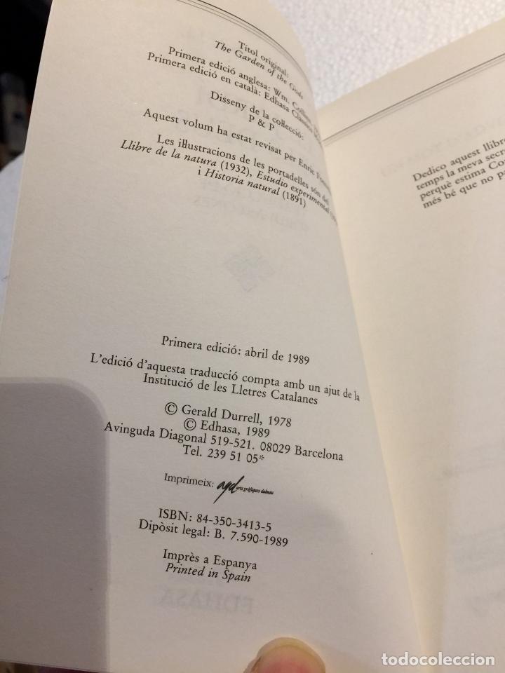 Libros de segunda mano: El jard&iacute; dels d&eacute;us - Gerald Durrell - Foto 2