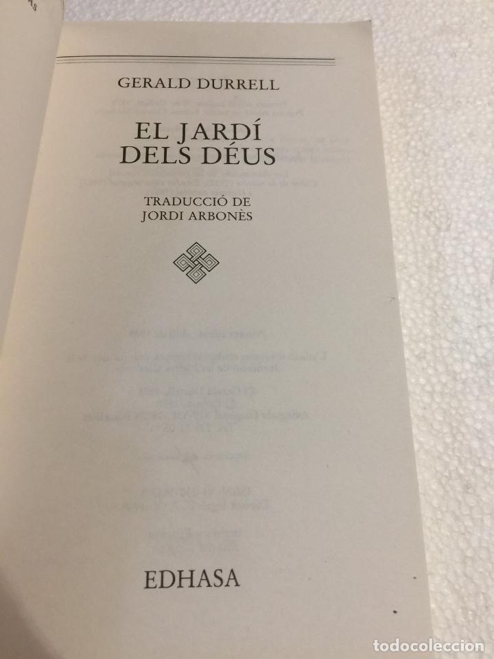 Libros de segunda mano: El jard&iacute; dels d&eacute;us - Gerald Durrell - Foto 5