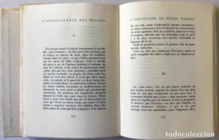 Libros de segunda mano: LINTELLIGENCE DES FLEURS. - MAETERLINCK, Maurice. - Foto 5