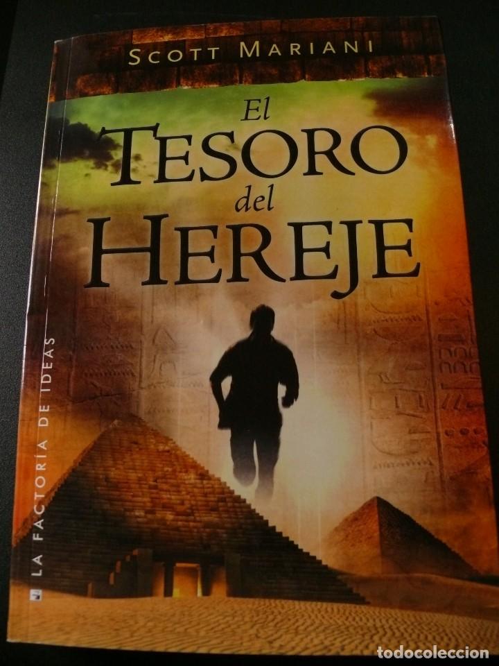 Libros de segunda mano: El tesoro del hereje de Scott Mariani - Foto 1