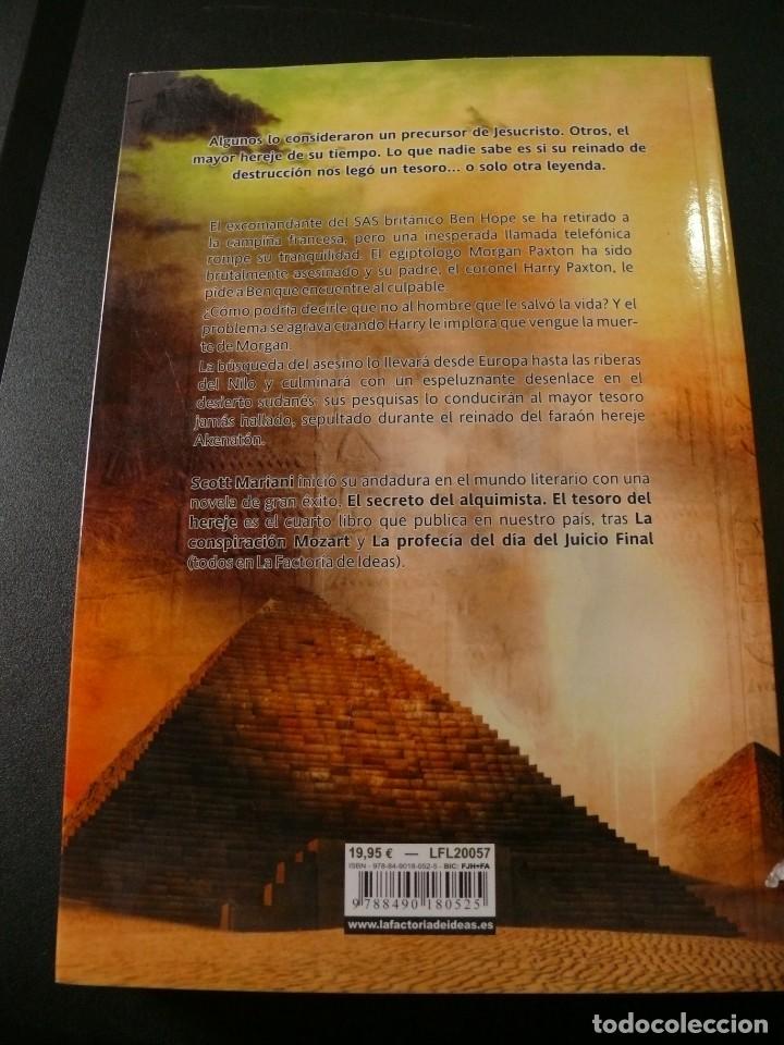 Libros de segunda mano: El tesoro del hereje de Scott Mariani - Foto 2
