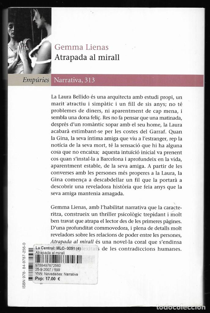 Libros de segunda mano: Atrapada al mirall. Lienas, Gemma - Foto 2