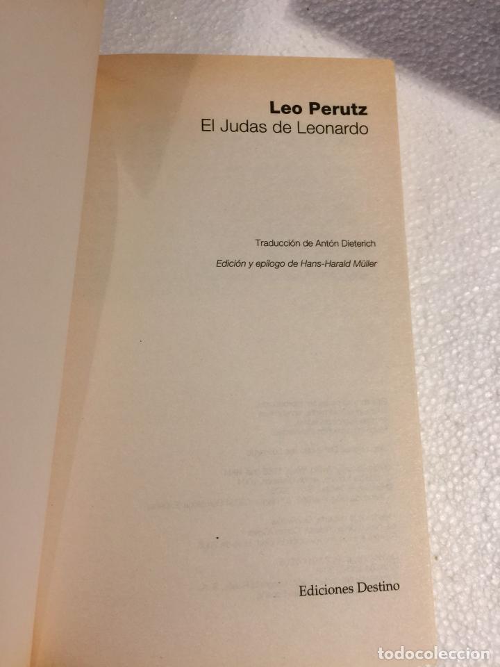 Libros de segunda mano: El judas de leonardo - Leo Perutz - Foto 3