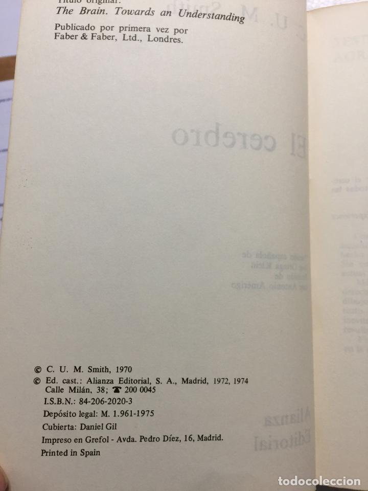 Libros de segunda mano: El cerebro - C. U. M. Smith - Foto 5