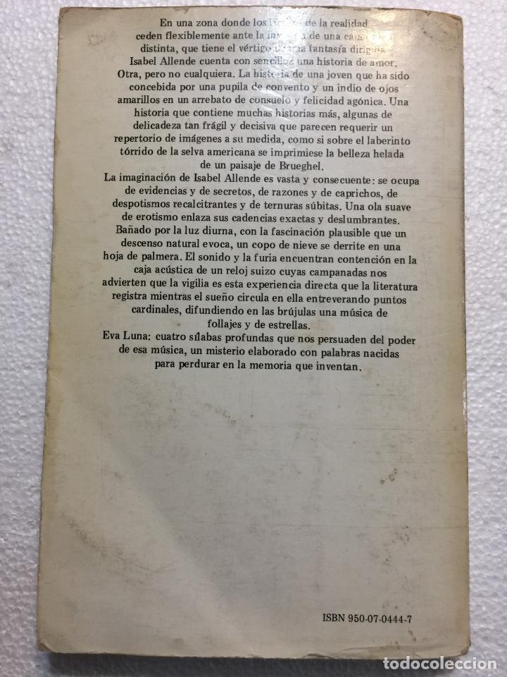 Libros de segunda mano: Eva luna - Isabel Allende - Foto 4