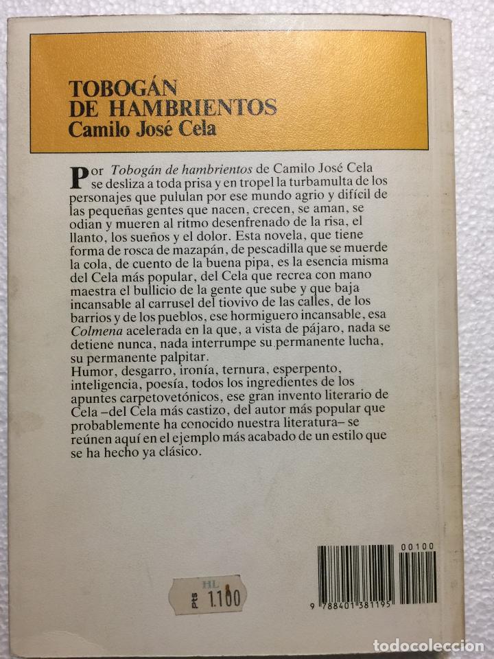 Libros de segunda mano: Tobogan de hambrientos - Camilo Jos&eacute; Cela - Foto 4