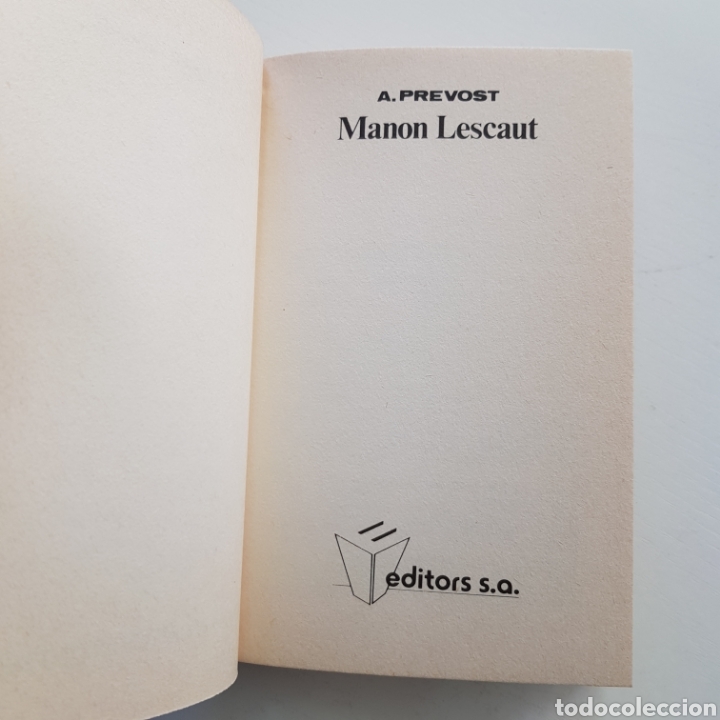 Libros de segunda mano: ABATE PREVOST - MANON LESCAUT - Foto 3