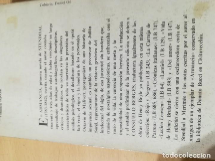 Libros de segunda mano: ARMANCIA / STENDHAL / ALIANZA / AD206 - Foto 3