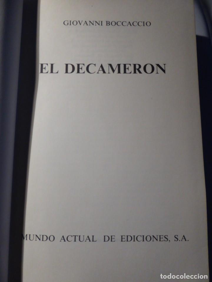Libros de segunda mano: El Decamer&oacute;n. Giovanni Boccaccio - Foto 1