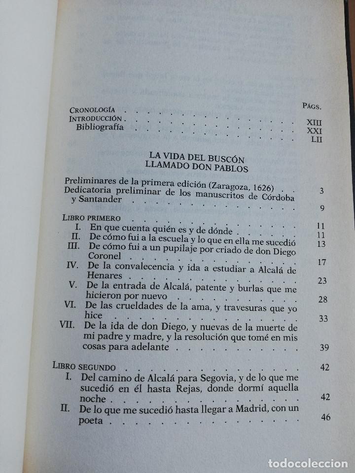Libros de segunda mano: EL BUSC&Oacute;N (FRANCISCO DE QUEVEDO) - Foto 3