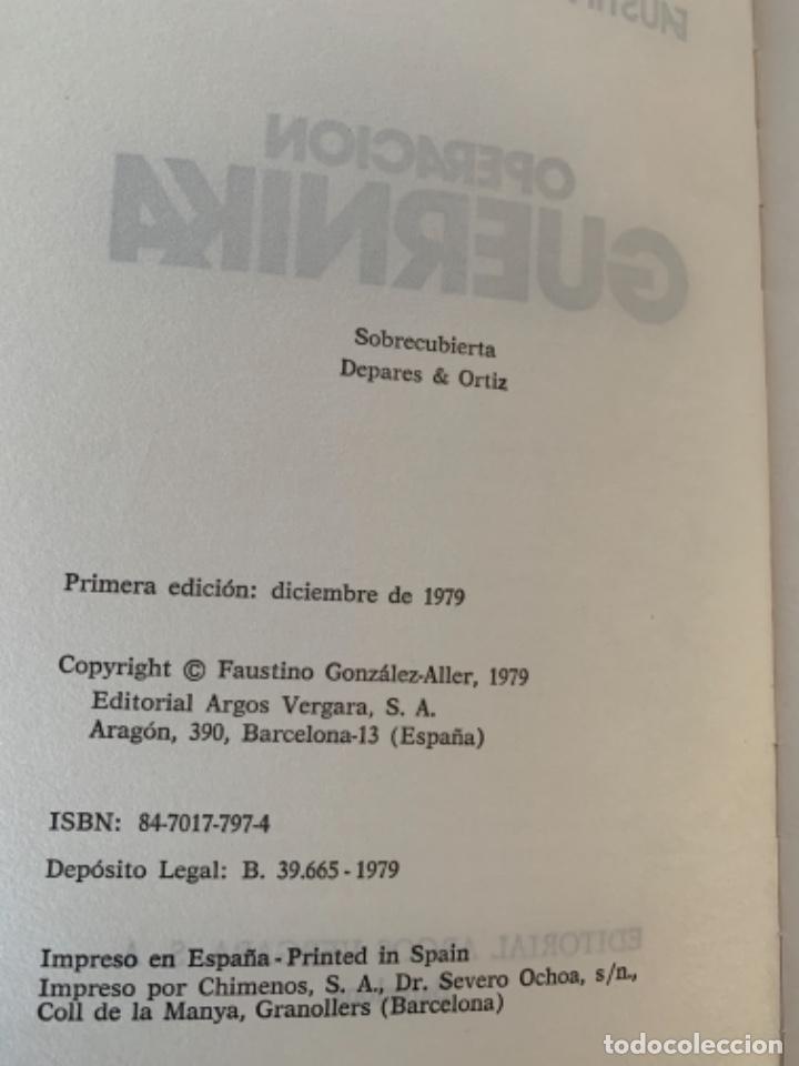 Libros de segunda mano: Operaci&oacute;n Guernika - Foto 3