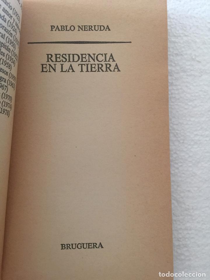 Libros de segunda mano: Residencia en la tierra - Pablo Neruda - Foto 2