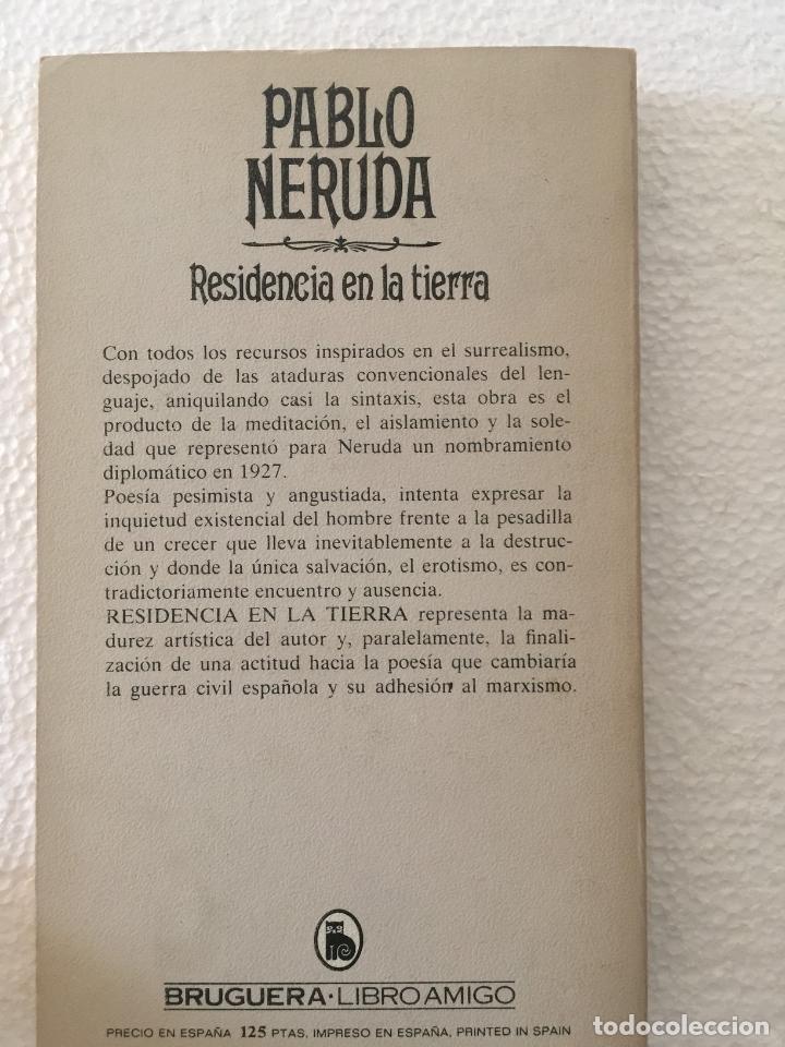 Libros de segunda mano: Residencia en la tierra - Pablo Neruda - Foto 4