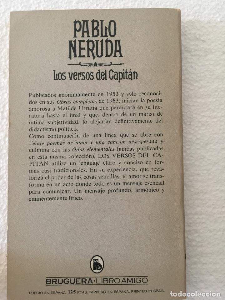 Libros de segunda mano: Los versos del capit&aacute;n - Pablo Neruda - Foto 3