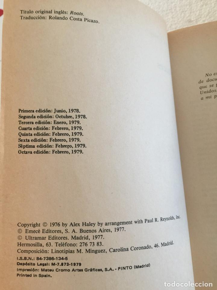 Libros de segunda mano: Raices - Alex Haley - Foto 3